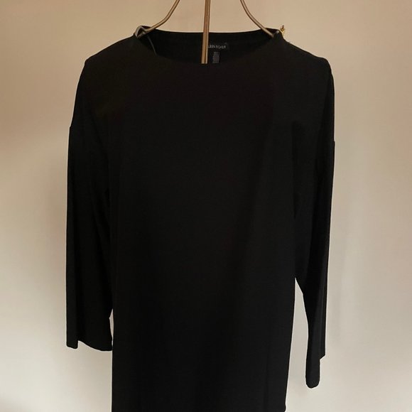 Eileen Fisher black tunic, size M - Picture 2 of 10